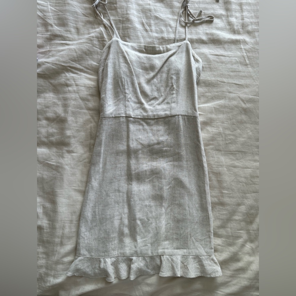 Abercrombie & Fitch Cream Smocked Top